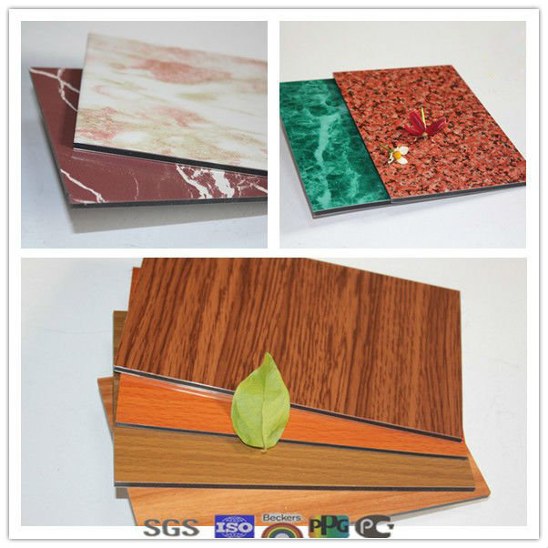 different wooden and marble surface/finish...  Made in Korea